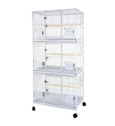 STRONG Birdcage Birdcage Myra, 3 floors, silvertone white