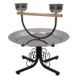 STRONG Playground Amy table model, Silvertone Grey