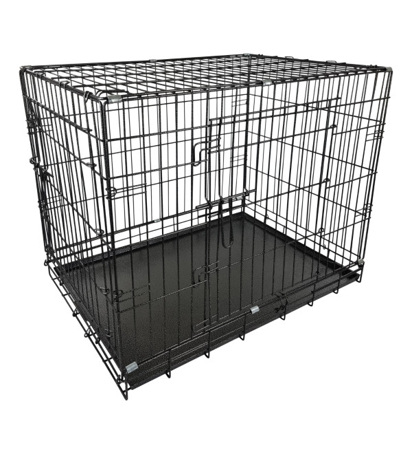 Topmast Hondenbench Premium - Black Silver Coating