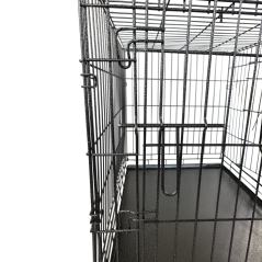 Topmast Hondenbench Premium - Black Silver Coating