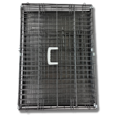 Topmast Hondenbench Premium - Black Silver Coating