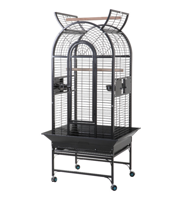 STRONG Papegaaienkooi Coco - Antraciet - 66 x 56 x 160 cm