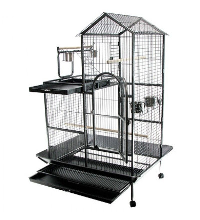 Papegaaienkooi TORINO Antraciet 93 x 60 x 160 cm