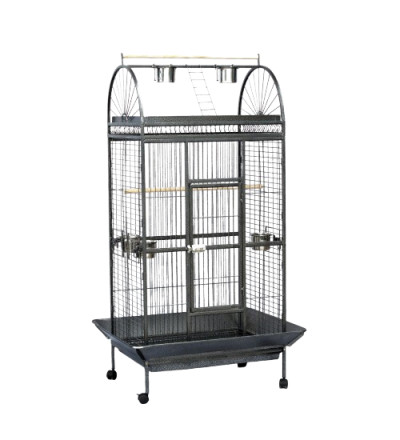Topmast Papegaaienkooi VERONA Antraciet 81 x 60 x 175 cm