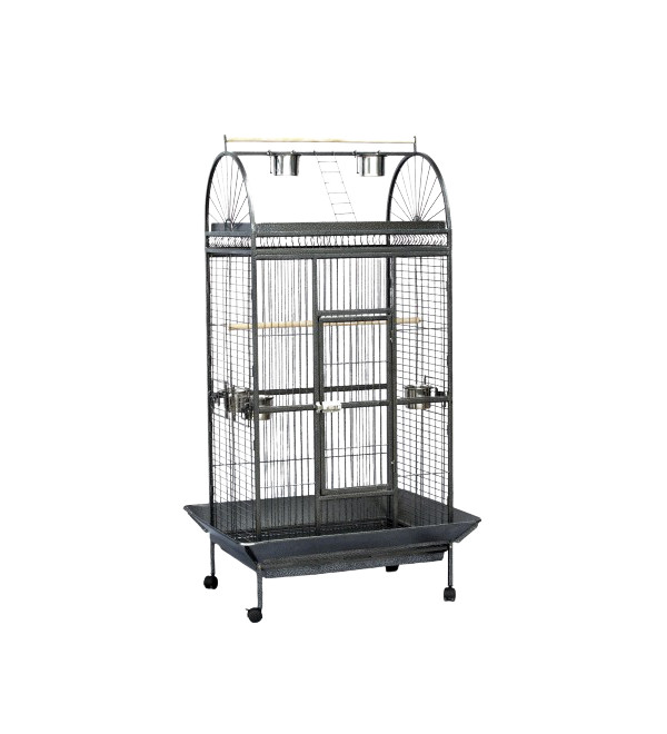 Topmast Papegaaienkooi VERONA Antraciet 81 x 60 x 175 cm