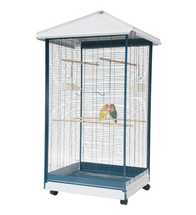 STRONG Vogelvoliere Kromsnavels Refugio - Antraciet - 66 x 59 x 146 cm