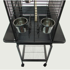 Topmast Papegaaienkooi BOLOGNA Antraciet 56 x 42 x 145 cm