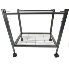 Topmast Papegaaienkooi BOLOGNA Antraciet 56 x 42 x 145 cm