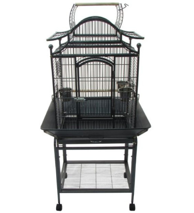 Topmast Papegaaienkooi BOLOGNA Antraciet 56 x 42 x 145 cm