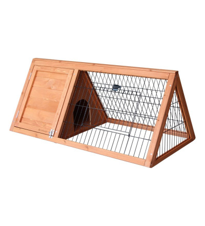 Topmast Fluffy Fields Konijnenren - 100 x 49 x 41 cm - Voor Buiten - Hout