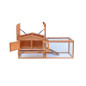 Topmast Konijnenhok Sunshine - 155 x 53 x 70 cm - Voor Buiten - Hout Topmast Konijnenhok Sunshine - 155 x 53 x 70 cm - Voor Buiten - Hout