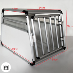 Topmast Autobench Aluminium - Stevige Reisbench - Ronde Buizen - Lichtgrijs