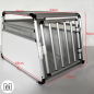 Topmast Autobench Aluminium - Stevige Reisbench - Ronde Buizen - Lichtgrijs