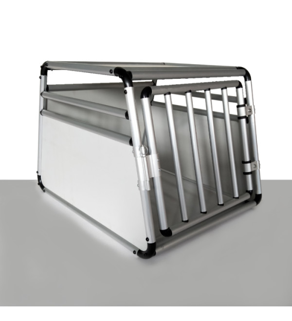 Topmast Autobench Aluminium - Stevige Reisbench - Ronde Buizen - Lichtgrijs