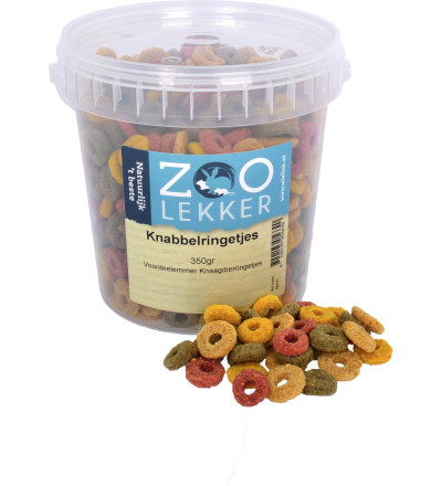 Zoolekker Knabbelringetjes 350gr