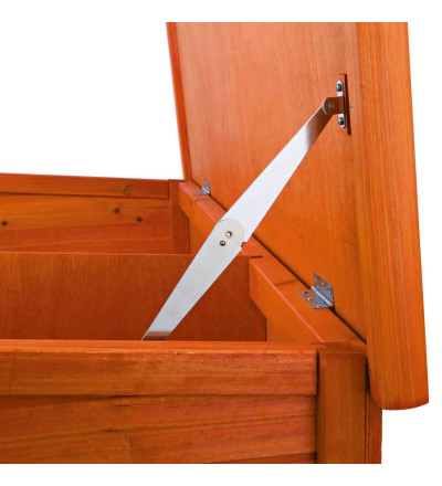 Konijnen verblijf bruin