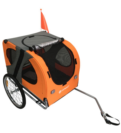 Topmast Hondenfietskar Original - Opvouwbaar - Oranje - Large
