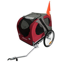 Topmast Hondenfietskar Original - Opvouwbaar - Rood - Large
