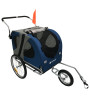 Topmast Easy Flow Hondenfietskar - Met Jogger Functie - Opvouwbaar - Blauw - Large