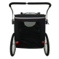 Topmast Easy Flow Hondenfietskar - Met Jogger Functie - Opvouwbaar - Zwart - Large Topmast Easy Flow Hondenfietskar - Met Jogger Functie - Opvouwbaar - Zwart - Large