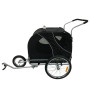 Topmast Easy Flow Hondenfietskar - Met Jogger Functie - Opvouwbaar - Zwart - Large