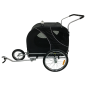 Topmast Easy Flow Hondenfietskar - Met Jogger Functie - Opvouwbaar - Zwart - Large Topmast Easy Flow Hondenfietskar - Met Jogger Functie - Opvouwbaar - Zwart - Large