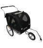 Topmast Easy Flow Hondenfietskar - Met Jogger Functie - Opvouwbaar - Zwart - Large