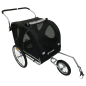 Topmast Easy Flow Hondenfietskar - Met Jogger Functie - Opvouwbaar - Zwart - Large Topmast Easy Flow Hondenfietskar - Met Jogger Functie - Opvouwbaar - Zwart - Large