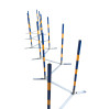 Topmast Professionele Agility Slalom - 12 Palen - Zigzag
