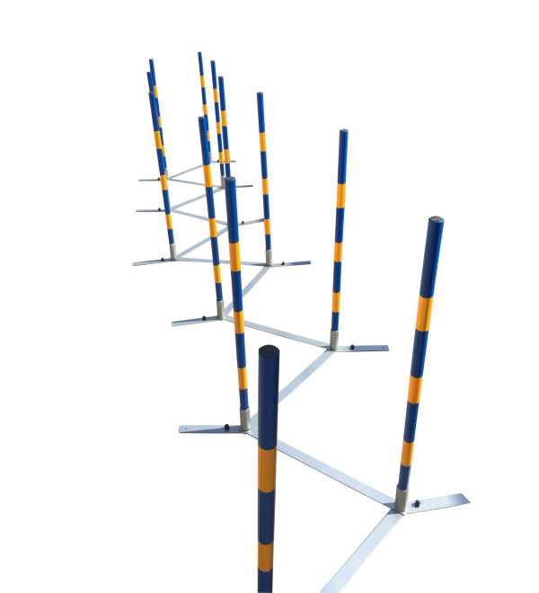 Topmast Professionele Agility Slalom - 12 Palen - Zigzag