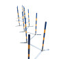 Topmast Professionele Agility Slalom - 12 Palen - Zigzag