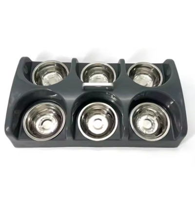 Puppy feeder - 6 RVs bars