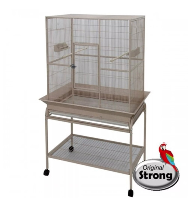 STRONG Birdcage Gina, silvertone white