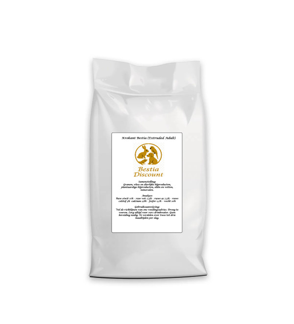Bestia Krokant brok (Extruded Adult) 15Kg