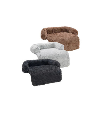 Topmast Hondenmat Comfy - Fluffy Pluche Hondenmand - Maat M - 90 x 80 cm