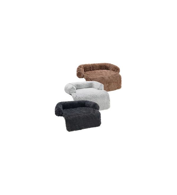 Topmast Hondenmat Comfy - Fluffy Pluche Hondenmand - Maat M - 90 x 80 cm