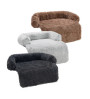 Topmast Hondenmat Comfy - Fluffy Pluche Hondenmand - Maat L - 115 x 95 cm