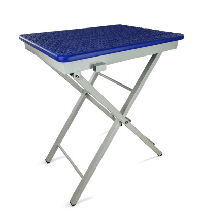 Topmast Trimtafel Showtime - Verstelbaar - Inklapbaar - Blauw - 60 x 45 x 82 cm