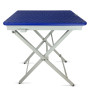 Topmast Trimtafel Showtime - Verstelbaar - Inklapbaar - Blauw - 60 x 45 x 82 cm