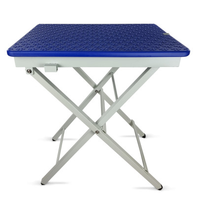 Topmast Trimtafel Showtime - Verstelbaar - Inklapbaar - Blauw - 60 x 45 x 82 cm
