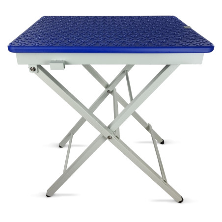 Topmast Trimtafel Showtime - Verstelbaar - Inklapbaar - Blauw - 60 x 45 x 82 cm