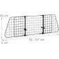 Topmast Hondenrek auto - achterbank - universeel - verstelbaar - 106 - 145 cm - bagagerek