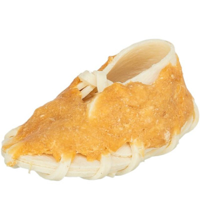 Runderhuid schoentje in een jasje van kip