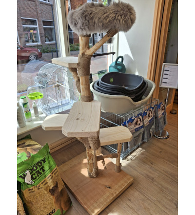 Natuurlijke Houten Kattenkrabpaal