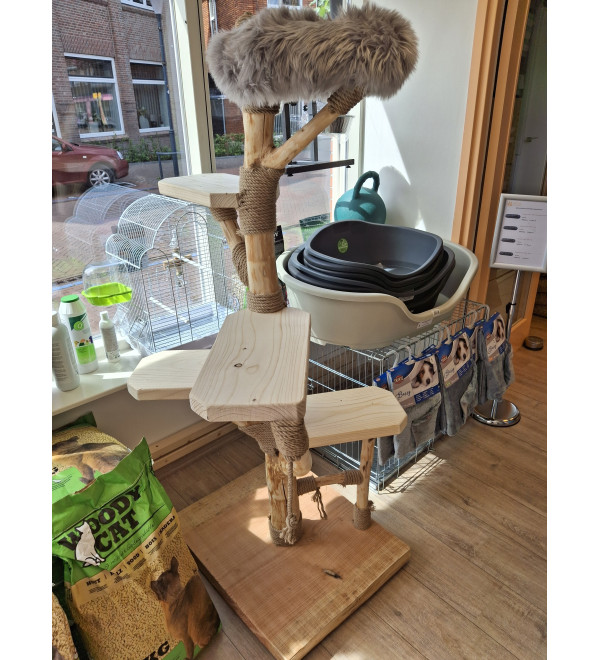 Natuurlijke Houten Kattenkrabpaal MT-L