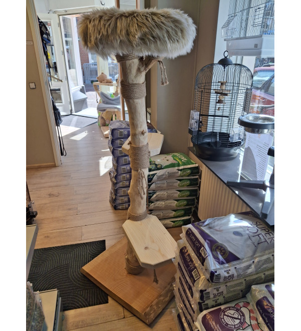 Natuurlijke Houten Kattenkrabpaal M